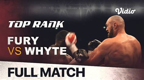 fury vs whyte card